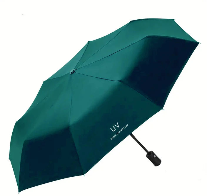 "Portable UV Protection Umbrella – Auto Open & Close, Wind Resistant"