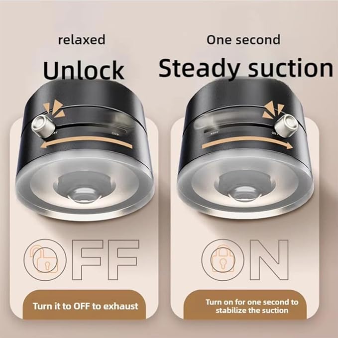 Universal Vacuum Suction Car Mount Holder – 360° Rotating Phone Stand for Dashboard & Windshield