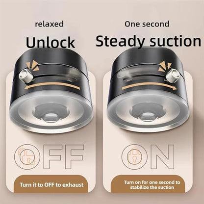 Universal Vacuum Suction Car Mount Holder – 360° Rotating Phone Stand for Dashboard & Windshield